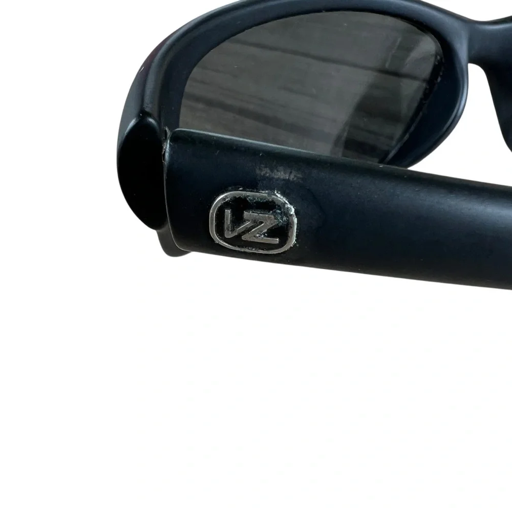 Von Zipper Backseat Sunglasses Y2K Style Matte Black Tinted Lenses READ - Picture 8 of 15